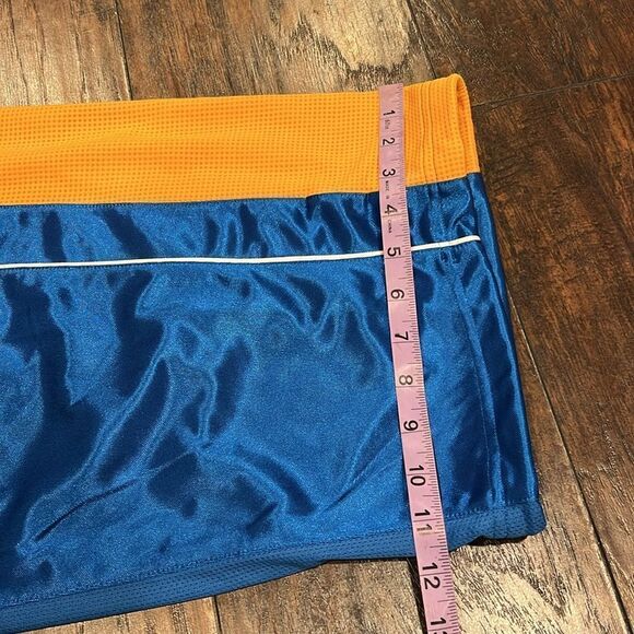 2006 adidas basketball warm up sweat pants  size 2XL in GUC blue and yellow - Picture 10 of 10